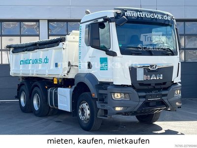 Kipper LKW MAN 33.470 6x4 Meiller Bordmatik Mietkauf 1599 Euro gebraucht