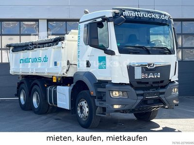 Dreiseitenkipper LKW MAN 33.470 6x4 Meiller Bordmatik Mietkauf 1599 Euro gebraucht