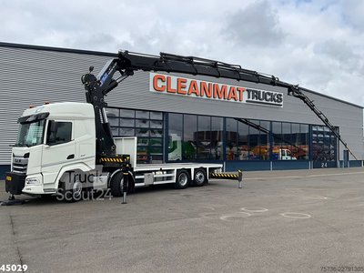 Kranwagen DAF FAX XF 530 Euro 6 HMF 95 Tonmeter laadkraan + F... gebraucht