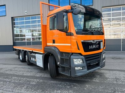 LKW mit Pritsche (offen) MAN TGS 26.430/Pritsche6,10m/Lenkachse/ADR/NL16,4 to gebraucht