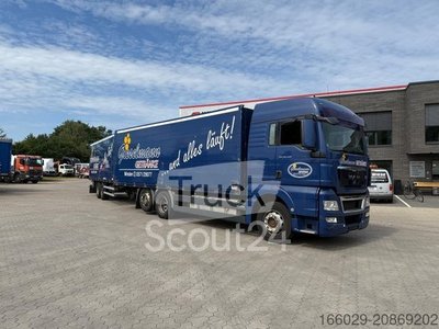 LKW mit Kofferaufbau MAN TGA  Schwenkwand-Getränkeaufbau incl. Anhänger gebraucht