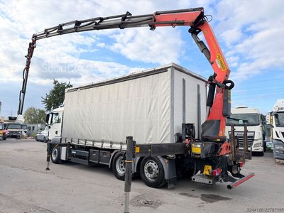 LKW mit Pritsche & Plane MAN TGS26.440BL/PalfingerPK27002-SH-PJ060A-JIB/28m/ gebraucht