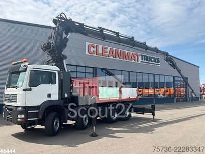 Kranwagen Man TGA 41.363 8x4 Manual Full steel Hiab 80 Tonmet... gebraucht