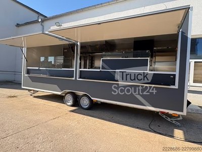 Verkaufsanhänger XXL Imbisswagen, Imbissanhänger, Dönerwagen 6,2 m lang DÖNERGRILL neu