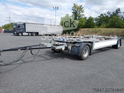Tieflader Anhänger Müller-Mitteltal TM 2 18 Mulden-Tieflader Container gebraucht