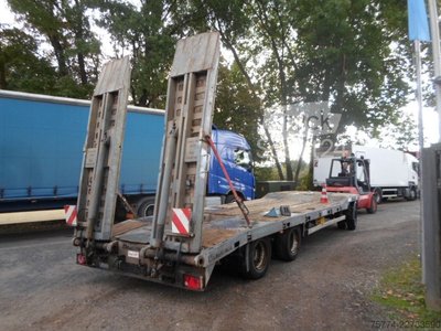 Tieflader Anhänger HIEBENTHAL TTM 30/ 3 Achsen/ VERZINKT !! gebraucht