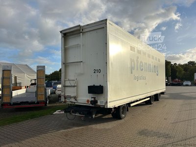 Arbeitsbühne Anhänger Eggers HXT 24 ZZL 3-Achs Plattform Lenk 173 gebraucht