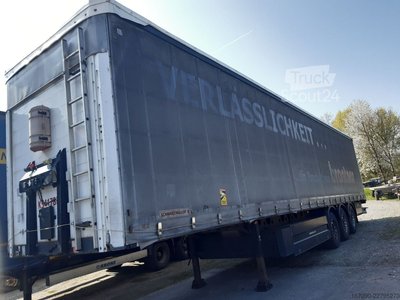 Auflieger mit Pritsche & Plane SCHWARZMÜLLER J Serie Standard Textil Curtainsider gebraucht