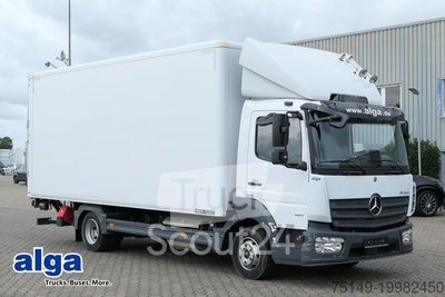 Transporter mit Koffer MERCEDES-BENZ 821 L Atego 4x2, 6.100mm lang, LBW, Klima, Luft gebraucht