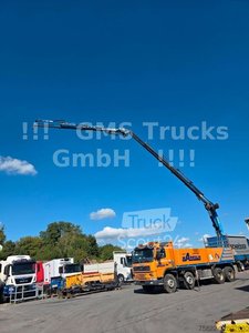 LKW mit Pritsche (offen) VOLVO FM12-380 / 8X4 / 28m Hiab Kran / WINCH gebraucht