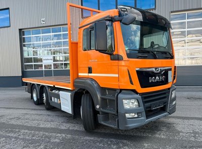 LKW mit Tankaufbau MAN TGS 26.430/Pritsche6,10m/Lenkachse/ADR/NL16,4 to gebraucht