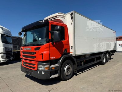 Kühlkoffer-LKW SCANIA P 280 Kühlkoffer mit BÄR Ladebordwand / Kiesling gebraucht
