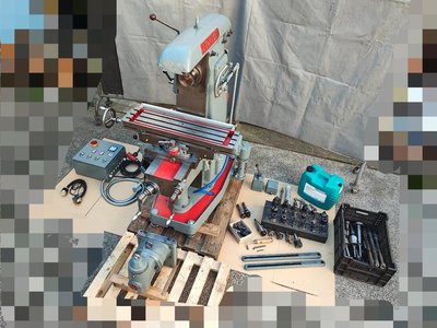 Universalfräsmaschine Volman FU-80 Fräsmaschine Vertikalfräse