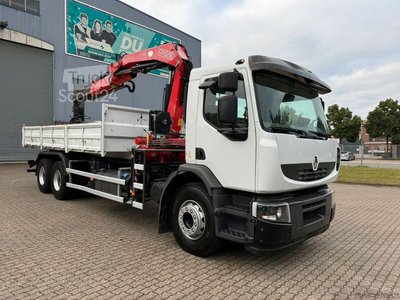 Autokran RENAULT Premium Lander 310.26 6x4 Kipper /Kran gebraucht
