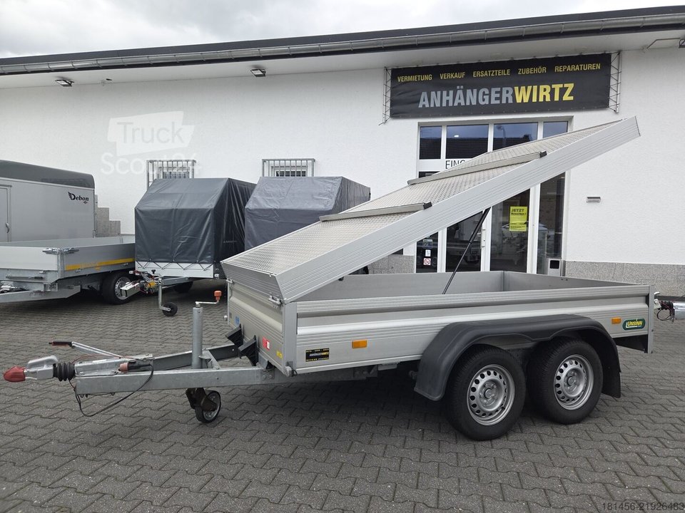 PKW-Anhänger Unsinn Alu 2.0to mit Deckel 300x150cm gebraucht gebraucht