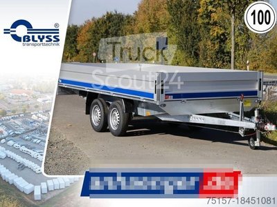 PKW-Anhänger BLYSS Hochlader Anhänger 600x210x40cm 3500kg zGG neu