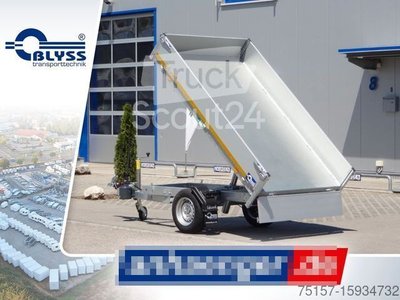 PKW-Anhänger EDUARD Rückwärtskipper Anhänger 256x150x30cm 1800kg zGG neu