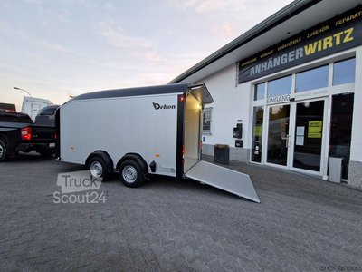 Kofferanhänger Cheval Liberté Debon C 800 440x206x206cm aerodynamischer Alukoffer Rampe Seitentür Pullman neu