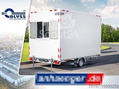 Anhänger BLYSS Bauwagen 370x210x230cm 1300kgGG neu