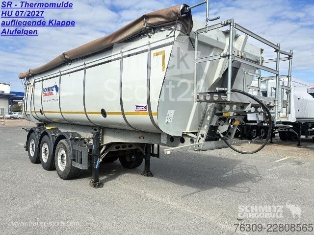 Kipper Auflieger Schmitz Cargobull Kipper Stahlrundmulde Thermomulde 29m  gebraucht
