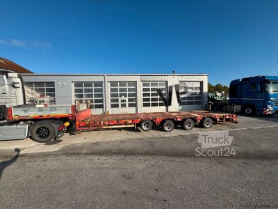 Tieflader-Sattelauflieger GOLDHOFER STZ-L4-26/100 A 3 x gelenkt ausziehbar gebraucht