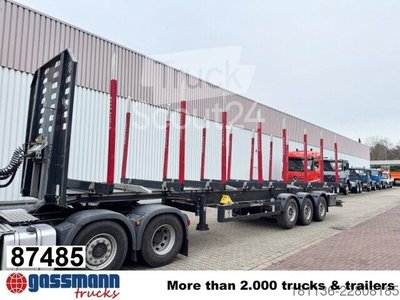 Holztransport Auflieger Schwarzmüller 3-Achs Holzauflieger, Liftachse, MEHRFACH gebraucht
