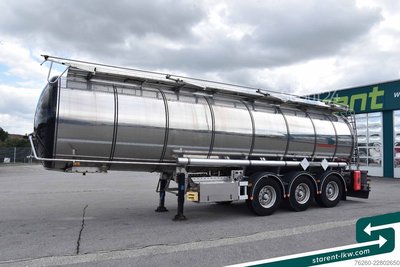 Tankauflieger KÄSSBOHRER Chemietank, ADR, 30.000L, Liftachse, Alufelgen gebraucht