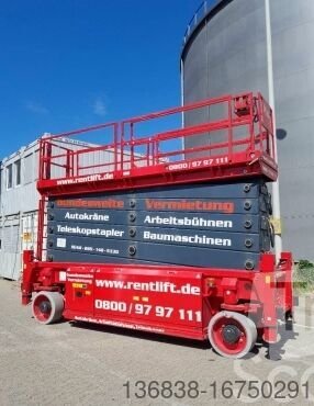 Scherenarbeitsbühne Magni ES 2814 E Elektro 28,00 m mit Stützen gebraucht