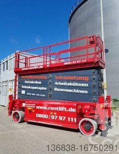 Scherenarbeitsbühne Magni ES 2814 E Elektro 28,00 m mit Stützen gebraucht