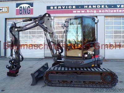 Midi-Bagger Eurocomach 75TR BJ 2024 DEMO mit ca. 170 Bh gebraucht