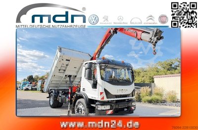 IVECO Eurocargo 180-320 KRAN 14m FUNK KIPPER AHK