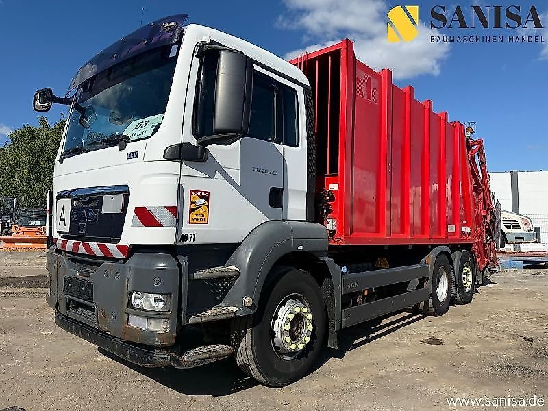 MAN TGS 28.320/6x2/ZÖLLER 356/Hecklader/Container/Lifter MEGA