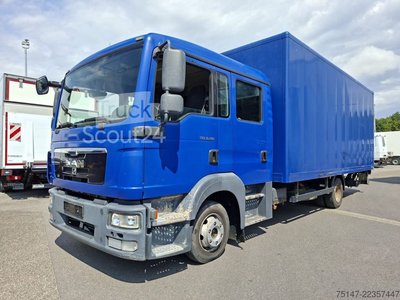 Transporter mit Koffer MAN TGL 8.180 4x2 BL 7-Sitzer Doppelkabine gebraucht