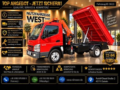 Dreiseitenkipper MITSUBISHI Canter 7c14 *3S.Kipper+Palfinger Kran PK 4100C gebraucht