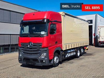 LKW mit Pritsche & Plane MERCEDES-BENZ Actros 2545 | 6D | Xenon | Ldbw | Retarder gebraucht