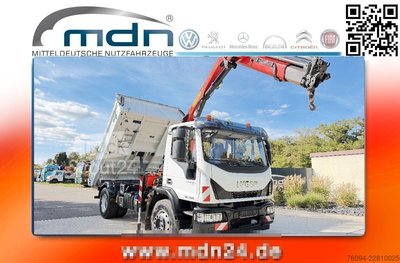 Kipper LKW IVECO Eurocargo 180-320 KRAN 14m FUNK KIPPER AHK gebraucht