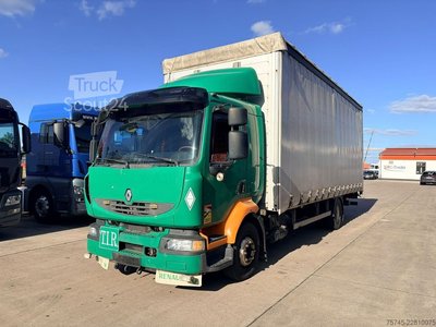 LKW mit Pritsche & Plane RENAULT MIDLUM 290 DXI / SCHLAFKABINE / EURO 5 gebraucht