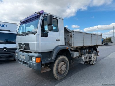 Kipper LKW MAN L90 KIPPER 4X4 BLATT/BLATT  AHK gebraucht