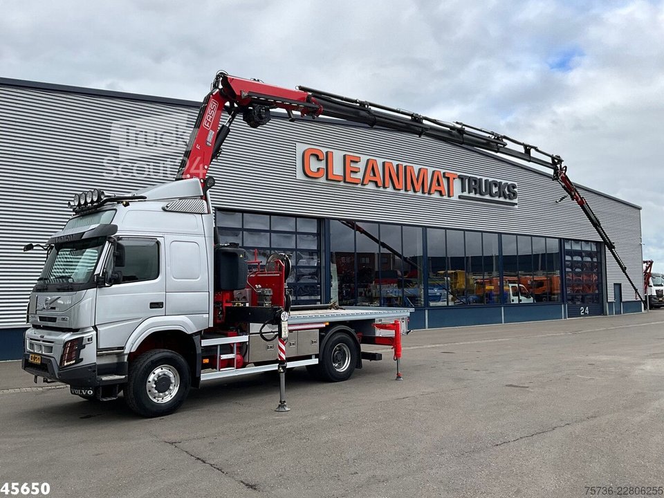 Kranwagen Volvo FMX 500 4x4 Fassi 31 Tonmeter laadkraan + Fly-Jib! gebraucht