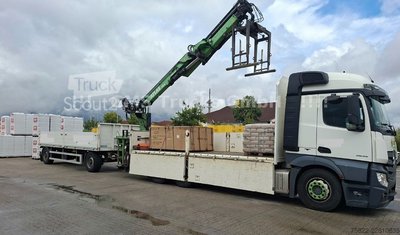 LKW mit Pritsche (offen) MERCEDES-BENZ Actros 2645 / 6X4 / Atlas Kran 210 gebraucht