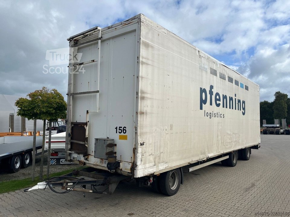 Arbeitsbühne Anhänger Eggers HXT 24 ZZL 3-Achs Plateau Lenkachse -156 gebraucht