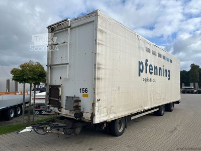Arbeitsbühne Anhänger Eggers HXT 24 ZZL 3-Achs Plateau Lenkachse -156 gebraucht