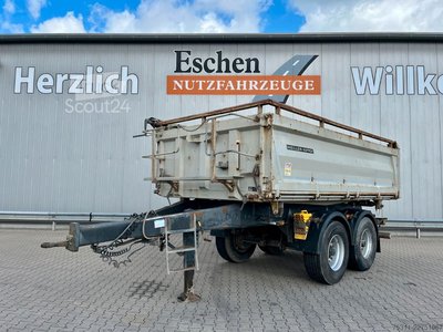 Dreiseitenkipper Anhänger MEILLER MZDA *Y-Deichsel*Stahl*Trommel*BPW*1000Bordwände gebraucht