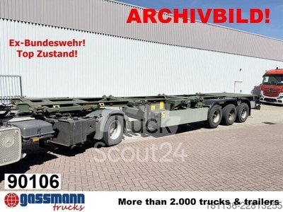 Auflieger-Wechselfahrgestell Doll U-74.0 3-Achs Containerchassis, 2x20/20/30/40ft, gebraucht