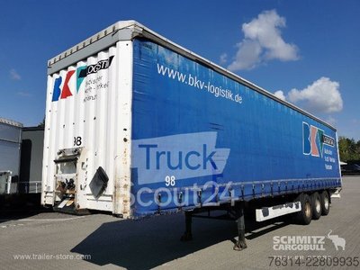 Auflieger mit Pritsche & Plane Krone Curtainsider Standard Getränke gebraucht