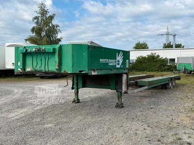 Tieflader-Sattelauflieger AUWÄRTER 2achs Tieflader für Wechselpritschen gebraucht