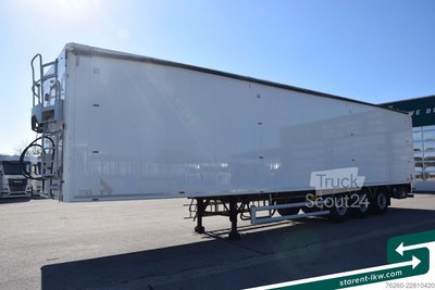 Auflieger mit Walkingfloor STAS 10mm 91m  2 x Liftachsen SAF Funk Verzinkt ADR gebraucht