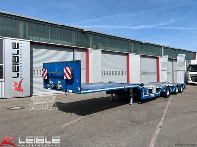 Tieflader-Sattelauflieger ES-GE 3.SOU-1N-RM Mega-Teleskopierbar-Radmulden-TOP- gebraucht