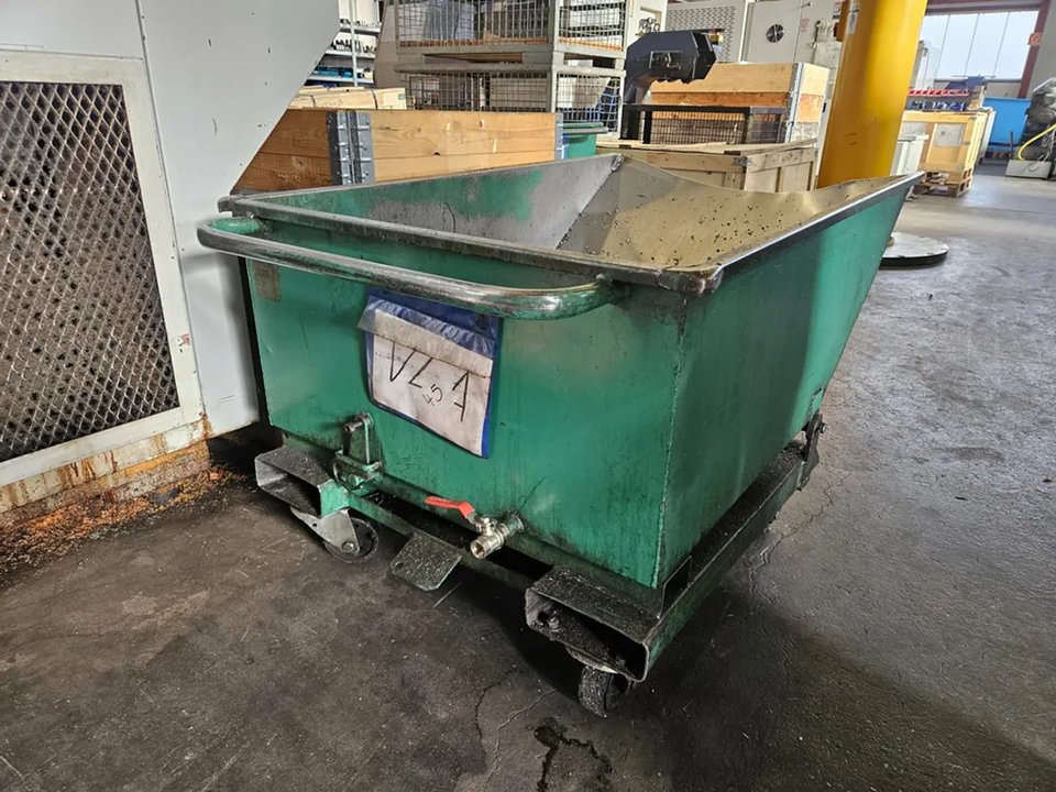 Mulde / Spänekübel grün 275 l