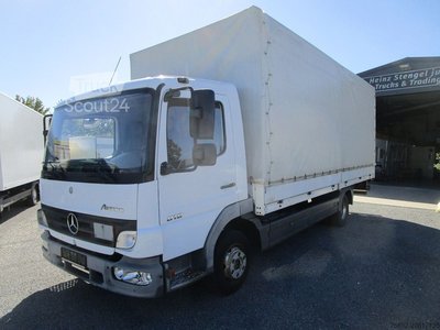 Transporter mit Pritsche & Plane MERCEDES-BENZ Atego 818 *LBW+6,10m+3-Sitze+172.000km* gebraucht